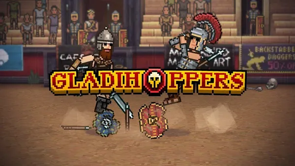 game 2d mobile - Gladihoppers – Gladiator Battle Simulator!