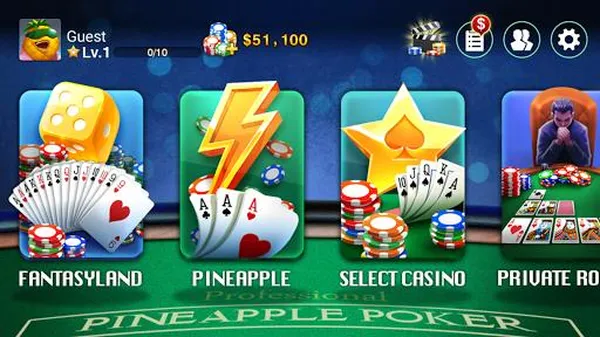 game xì tố - Pineapple